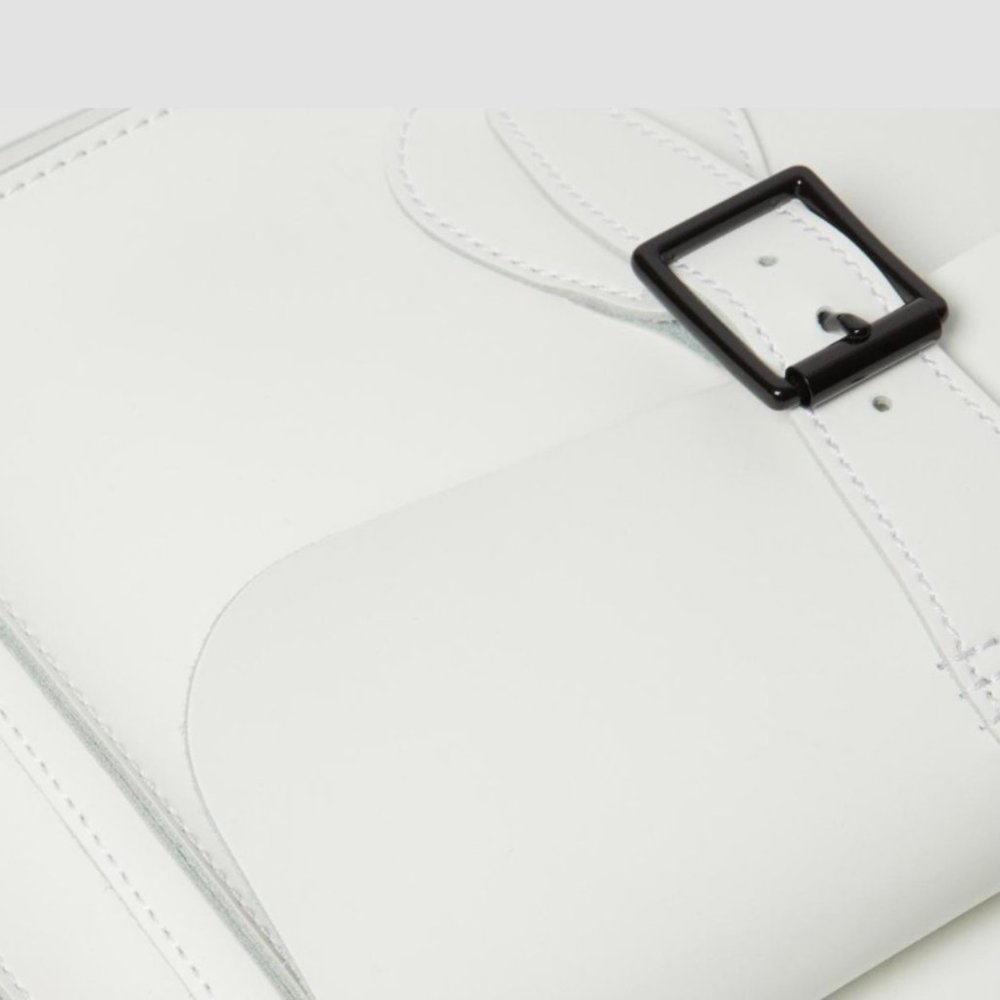 Dr. Martens WHITE Leather Backpack - Picture 8 of 11